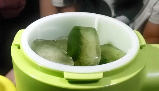 No.28 青汁ハチミツがけかき氷（仮）